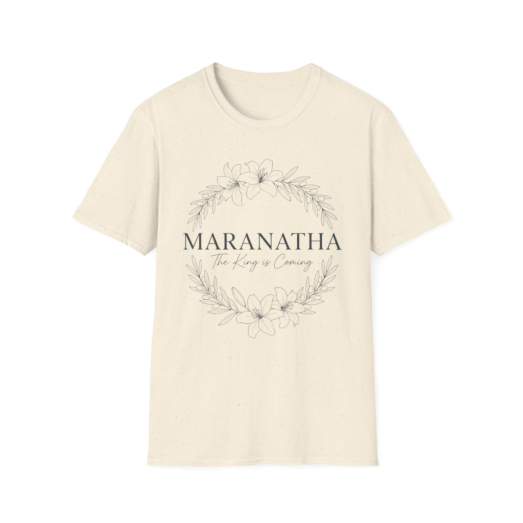 Maranatha the king is coming wreath