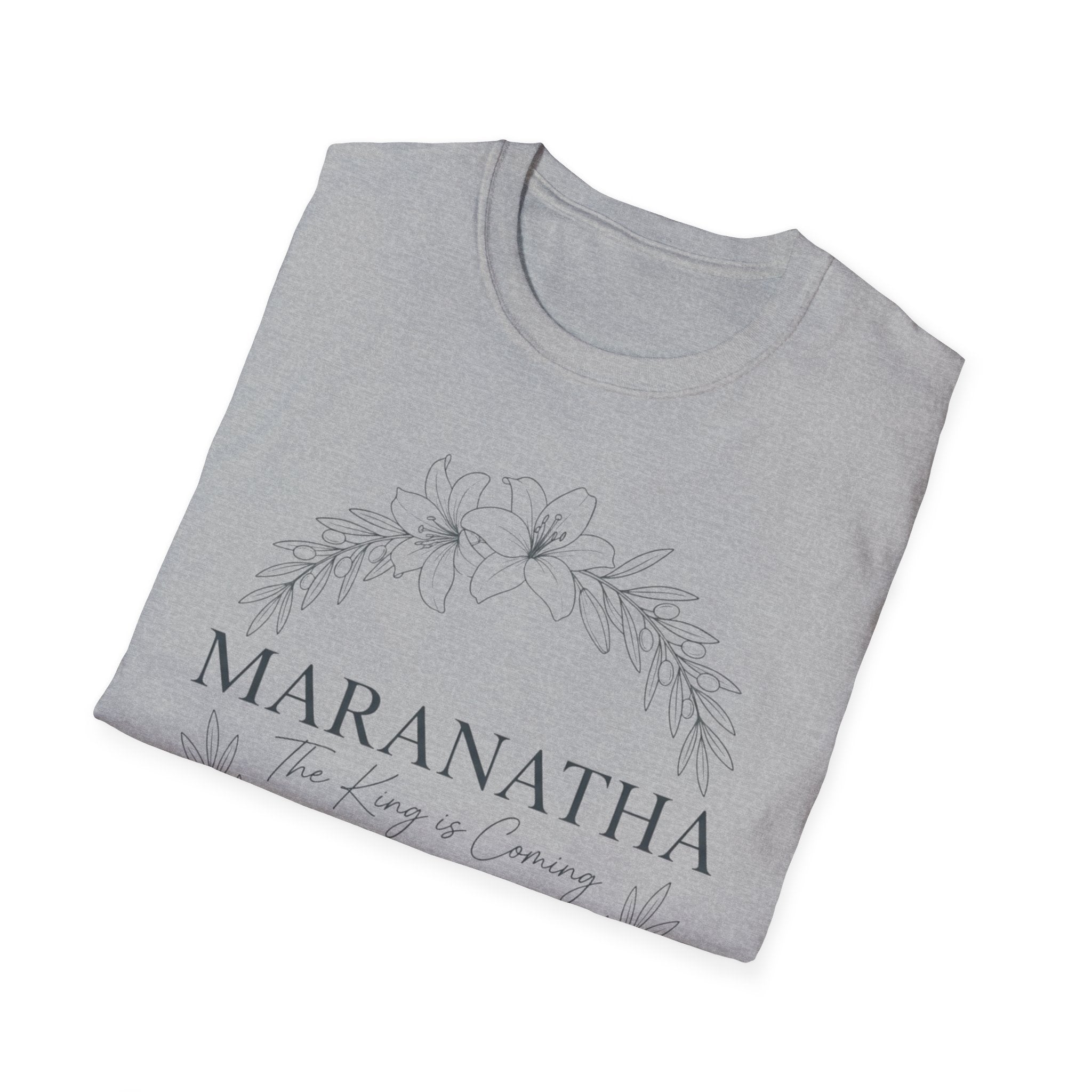 Maranatha the king is coming wreath