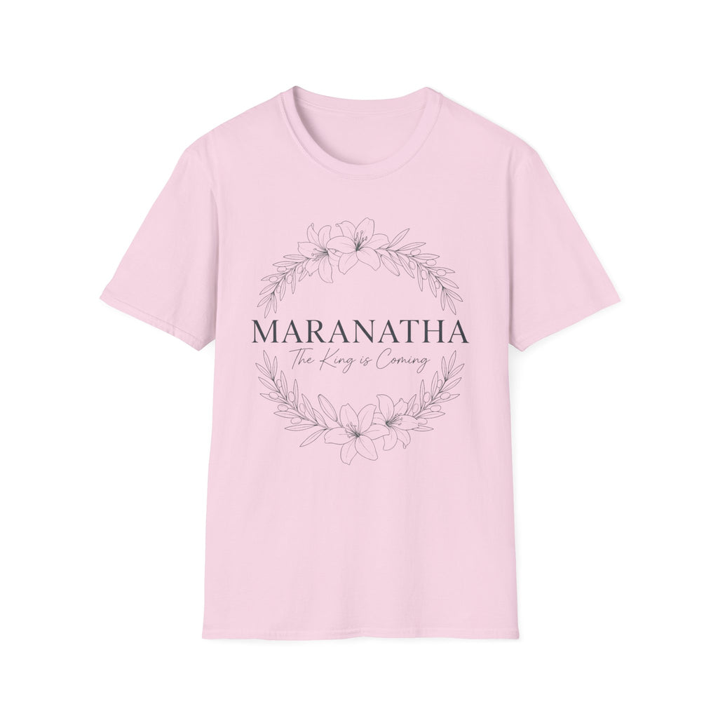Maranatha the king is coming wreath
