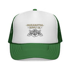 Maranatha Supply Co. Floral Trucker Hat — Vintage Rose Mesh Cap