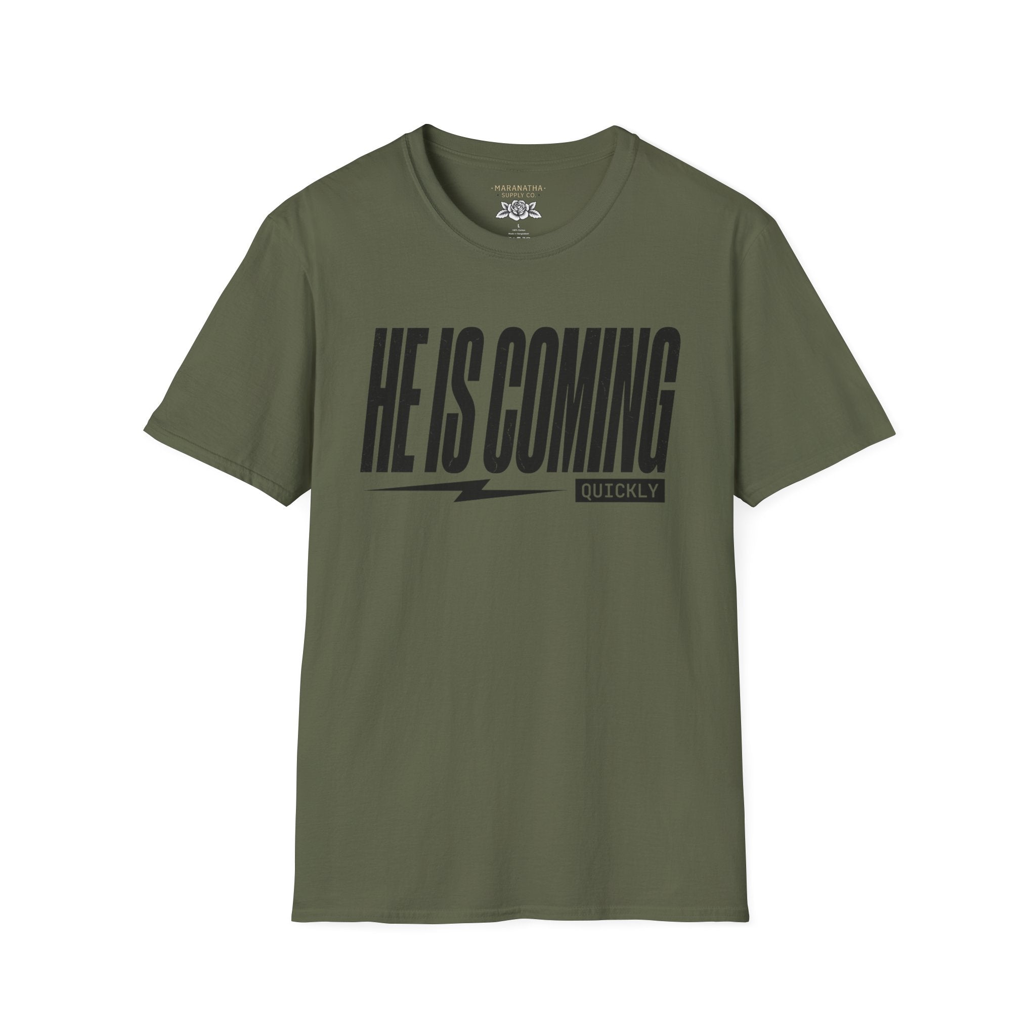 He is coming quickly