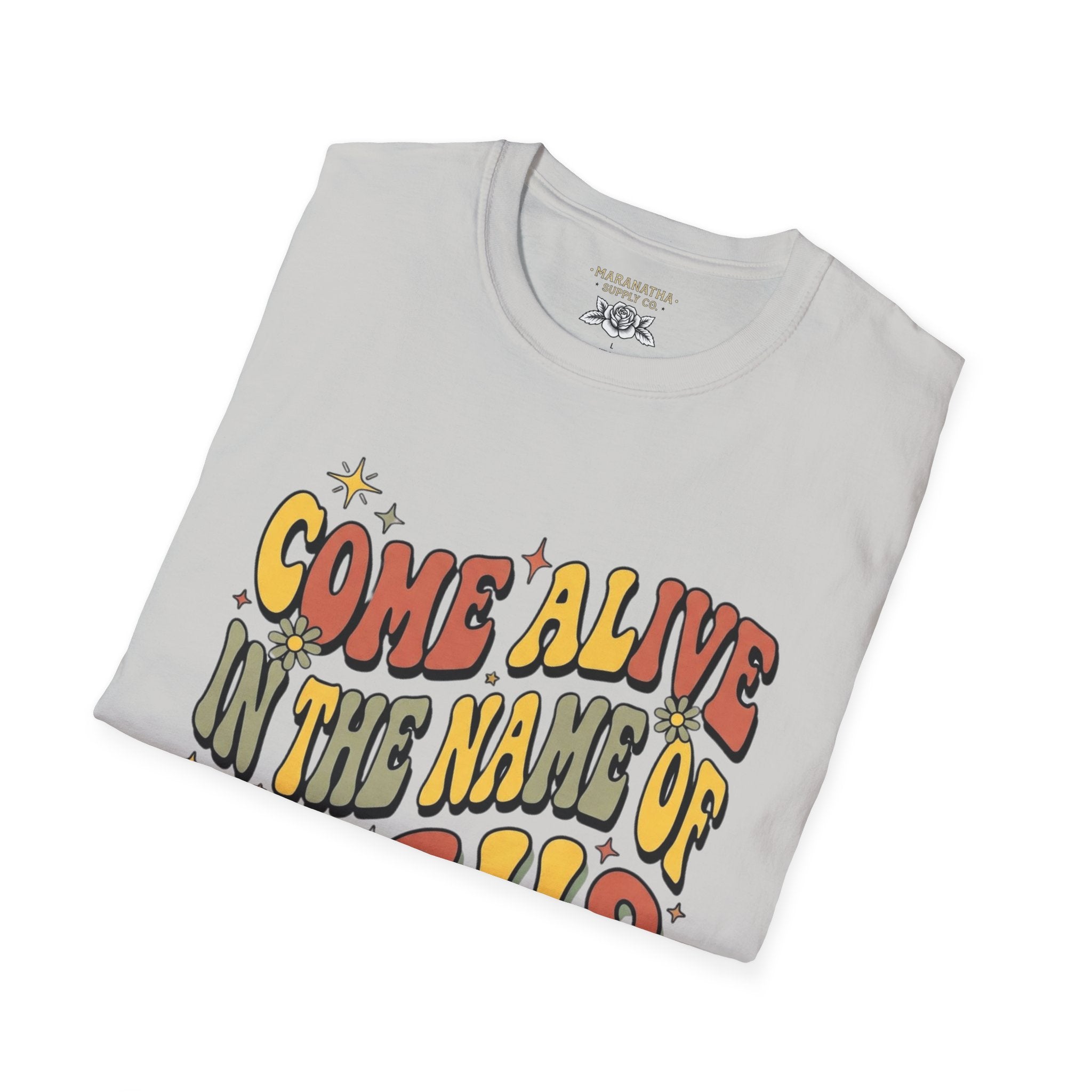 Come alive in the name of Jesus retro