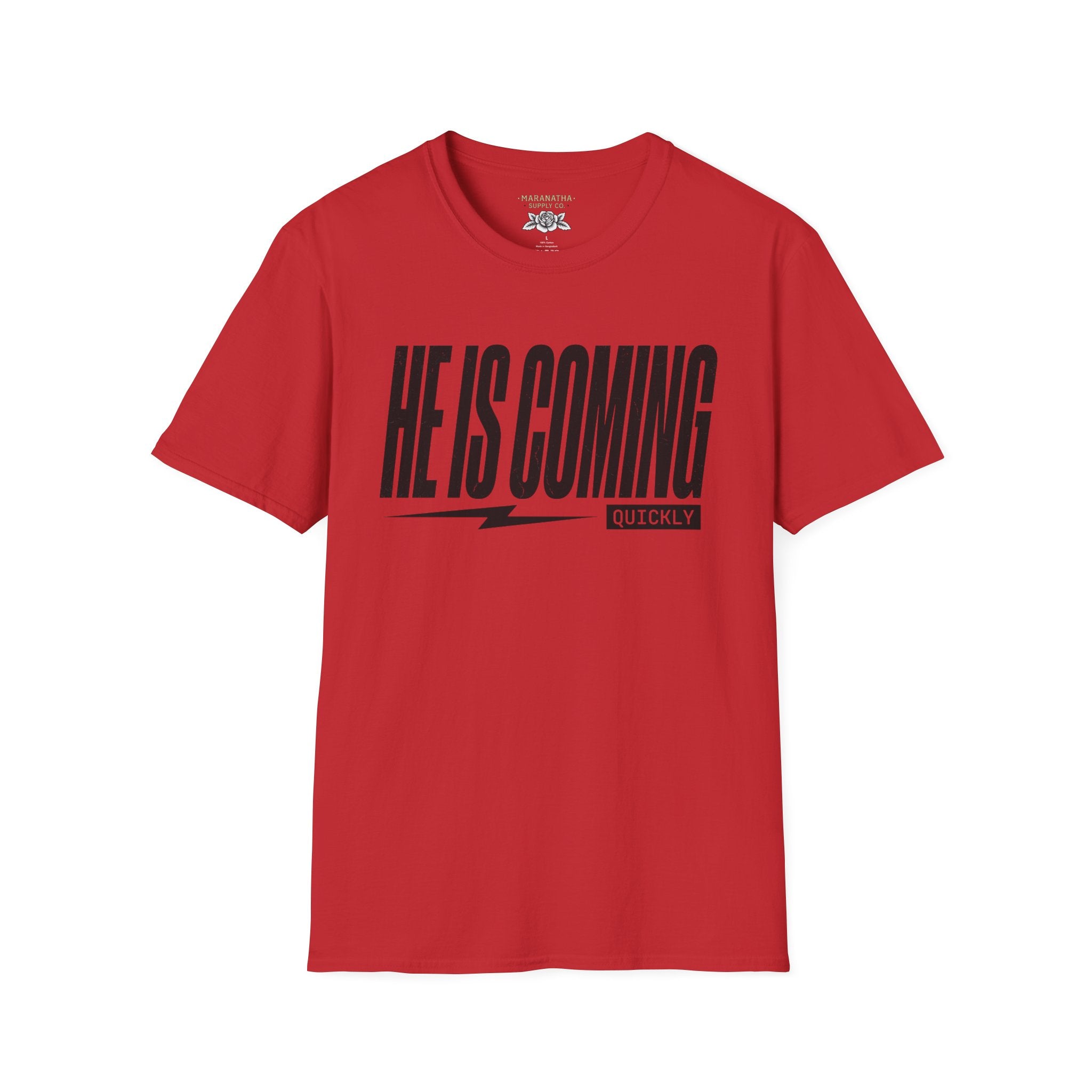He is coming quickly