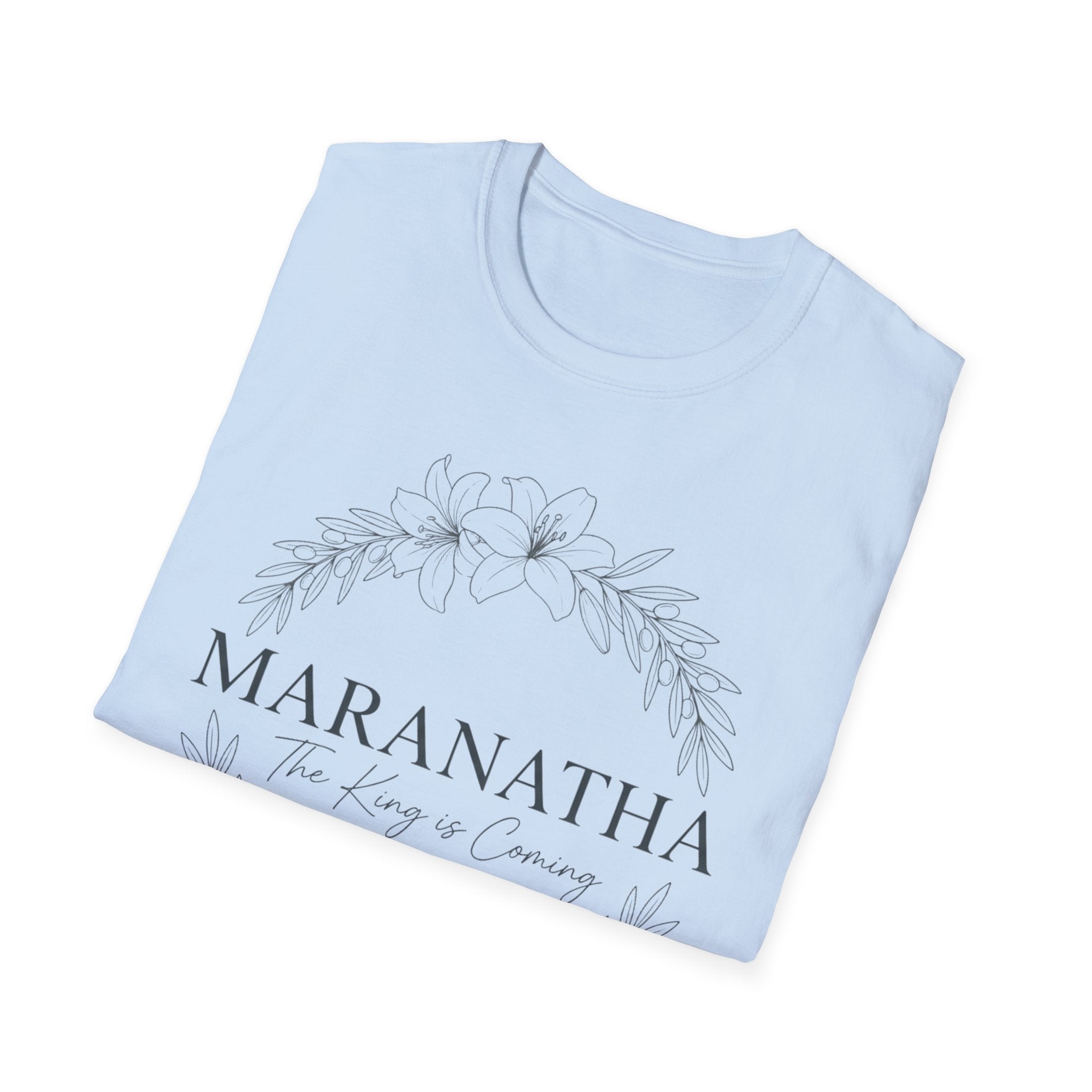 Maranatha the king is coming wreath
