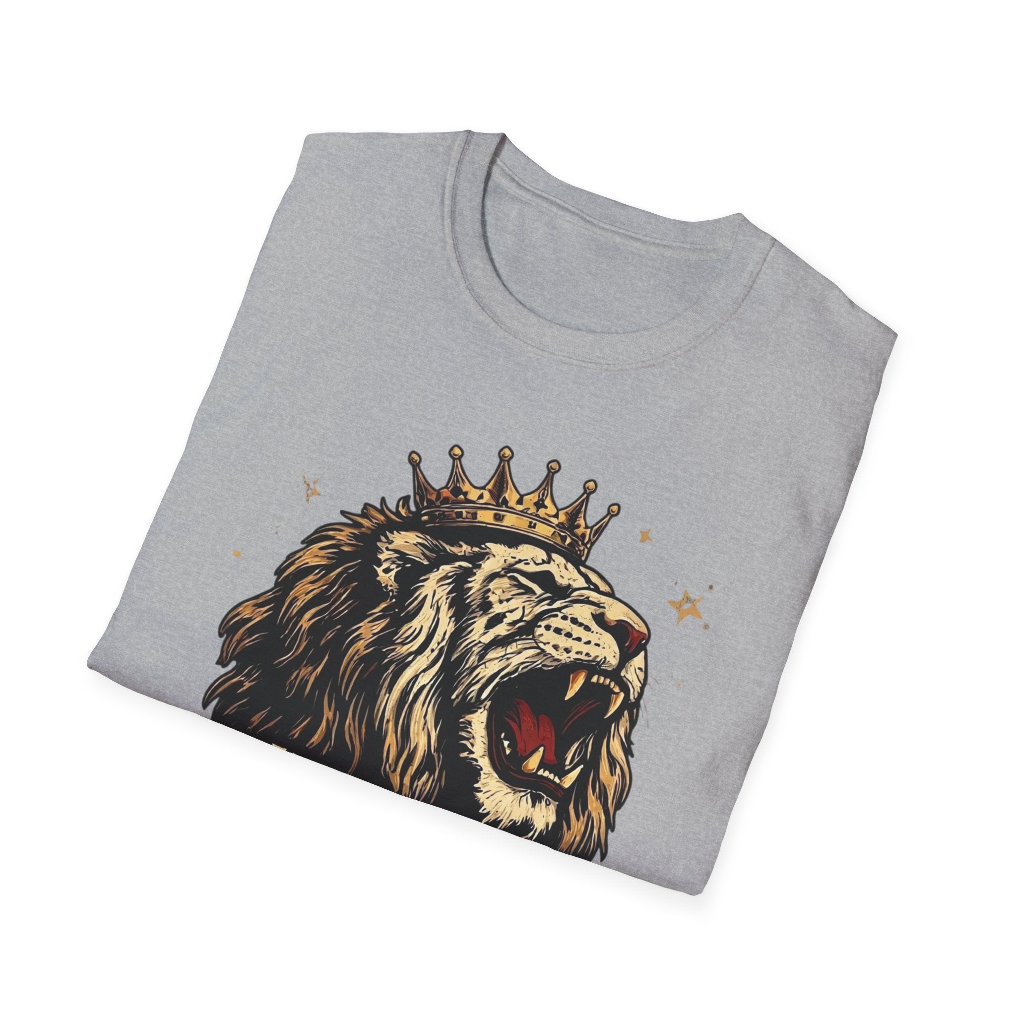 The King Is Coming Lion T-Shirt — Roaring Crown Graphic Tee