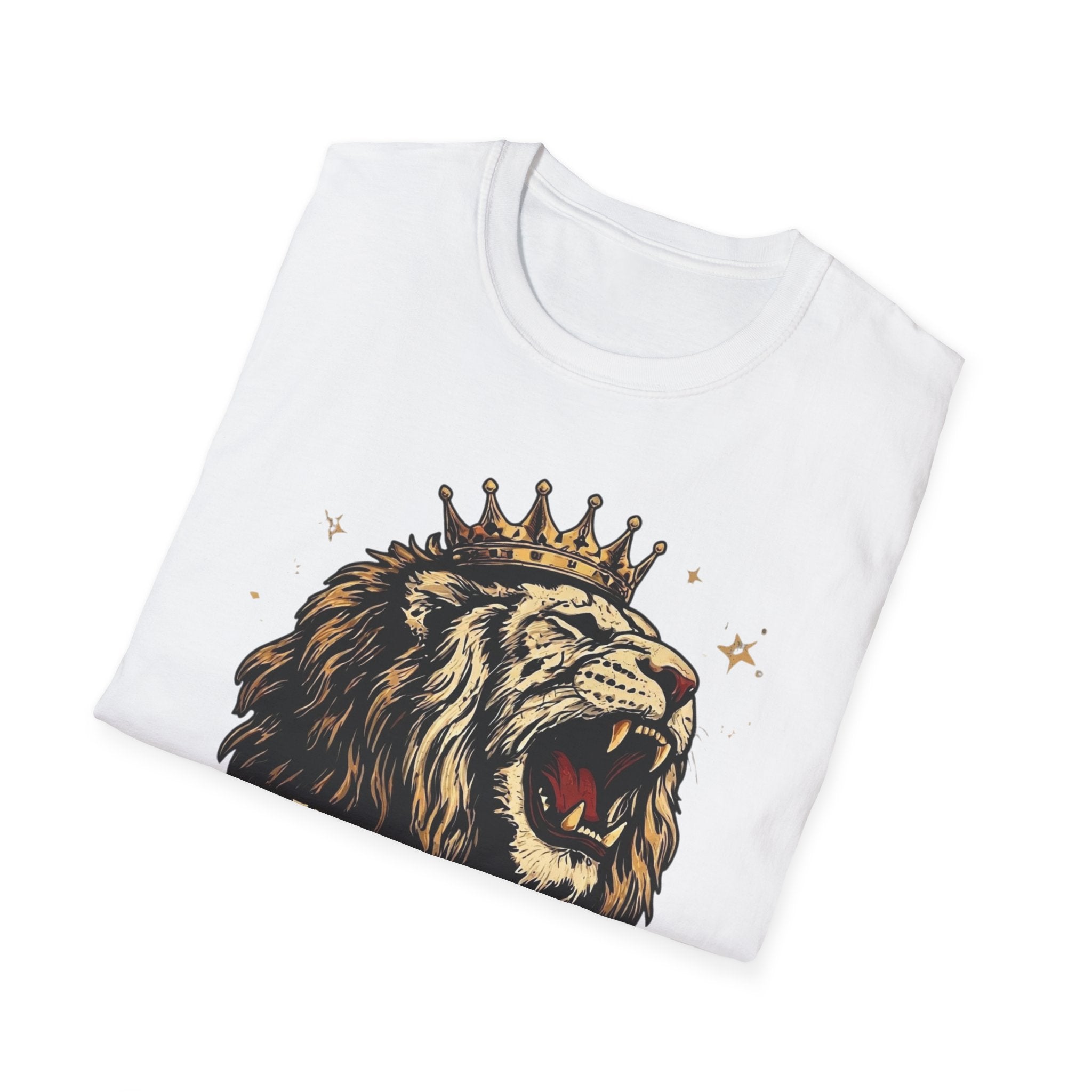 The King Is Coming Lion T-Shirt — Roaring Crown Graphic Tee