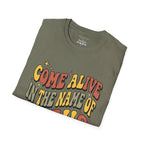 Come alive in the name of Jesus retro