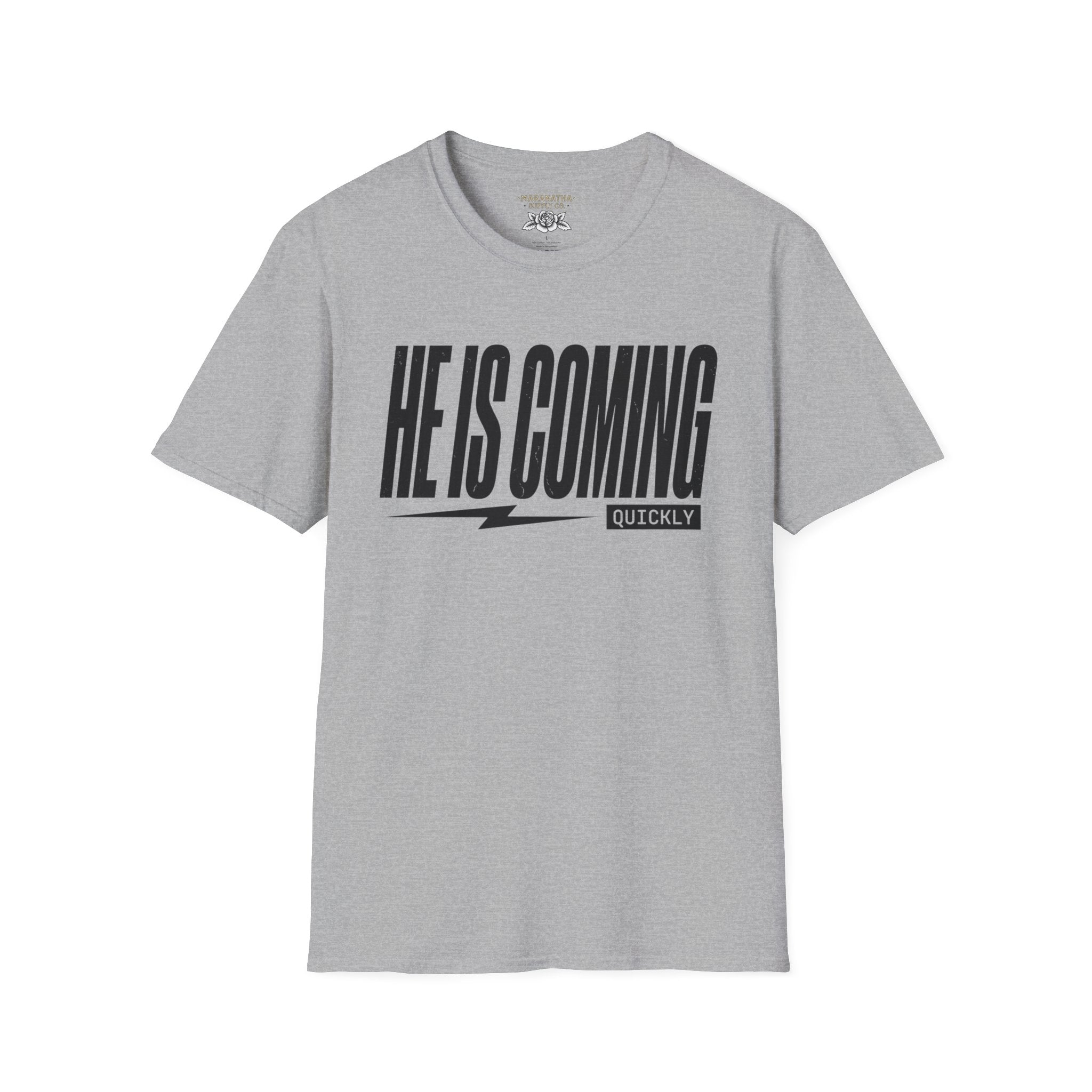 He is coming quickly