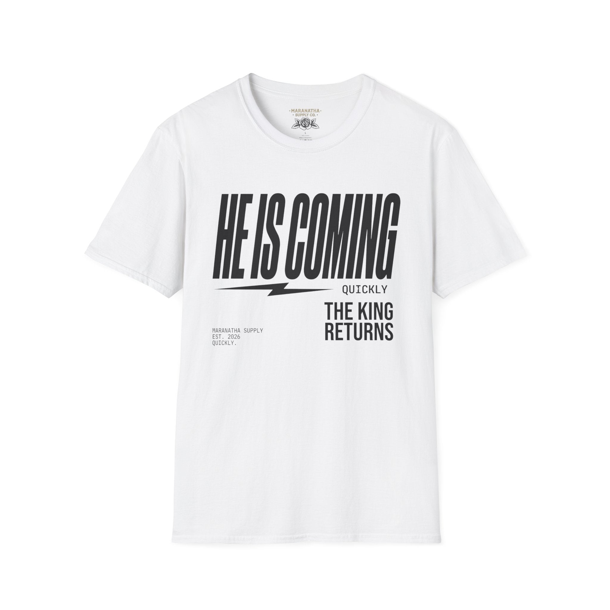 He is coming quickly The King returns