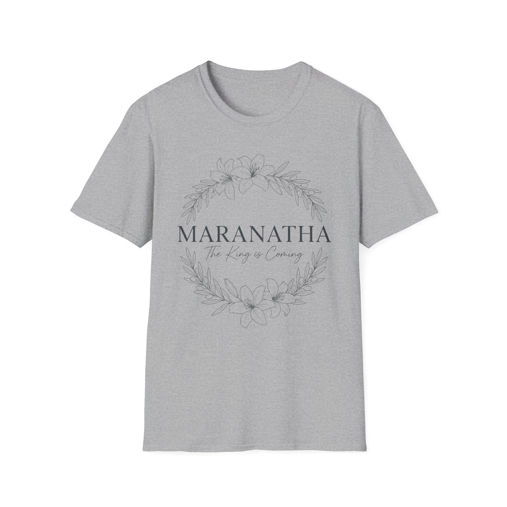 Maranatha the king is coming wreath