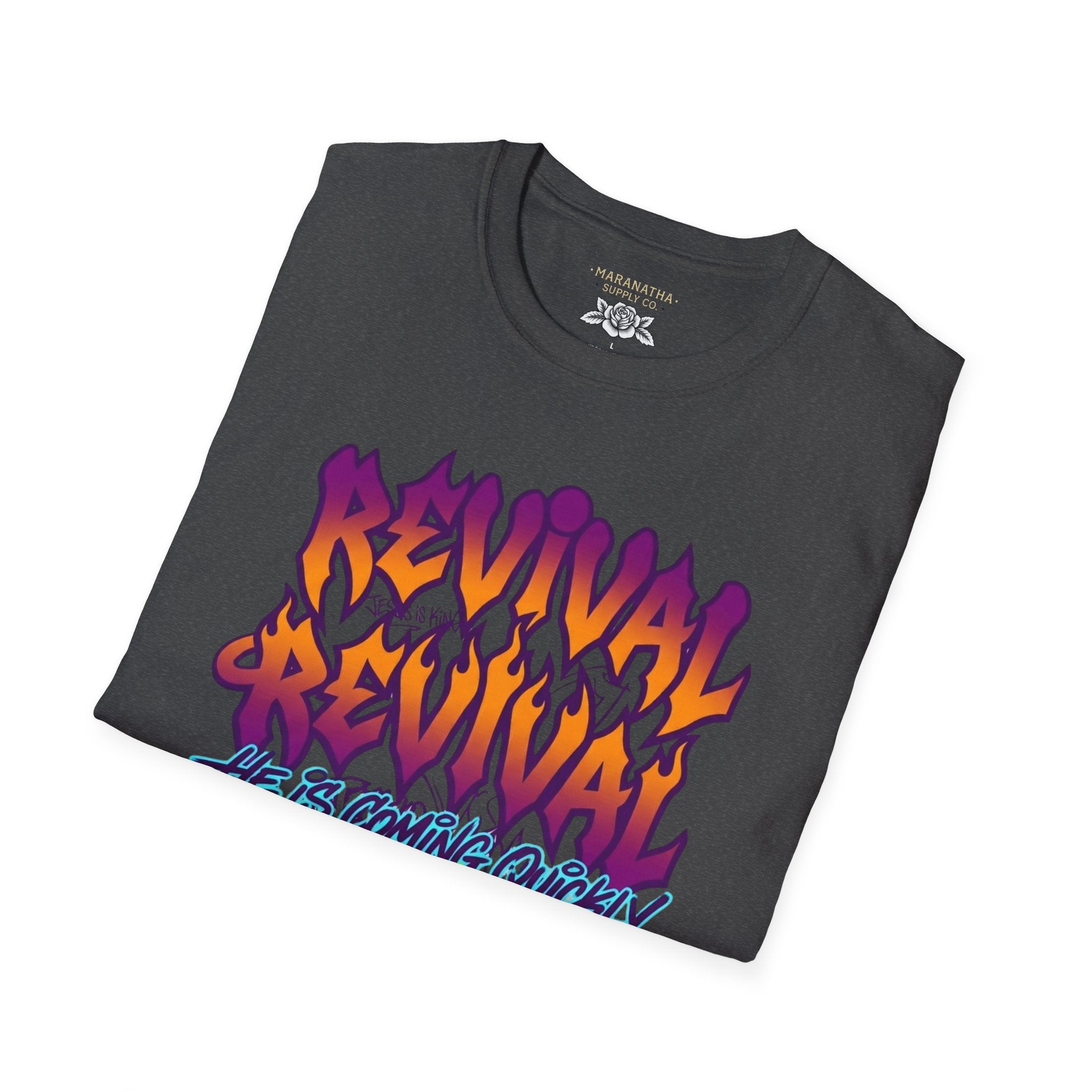Revival He is coming quickly graffiti multicolor