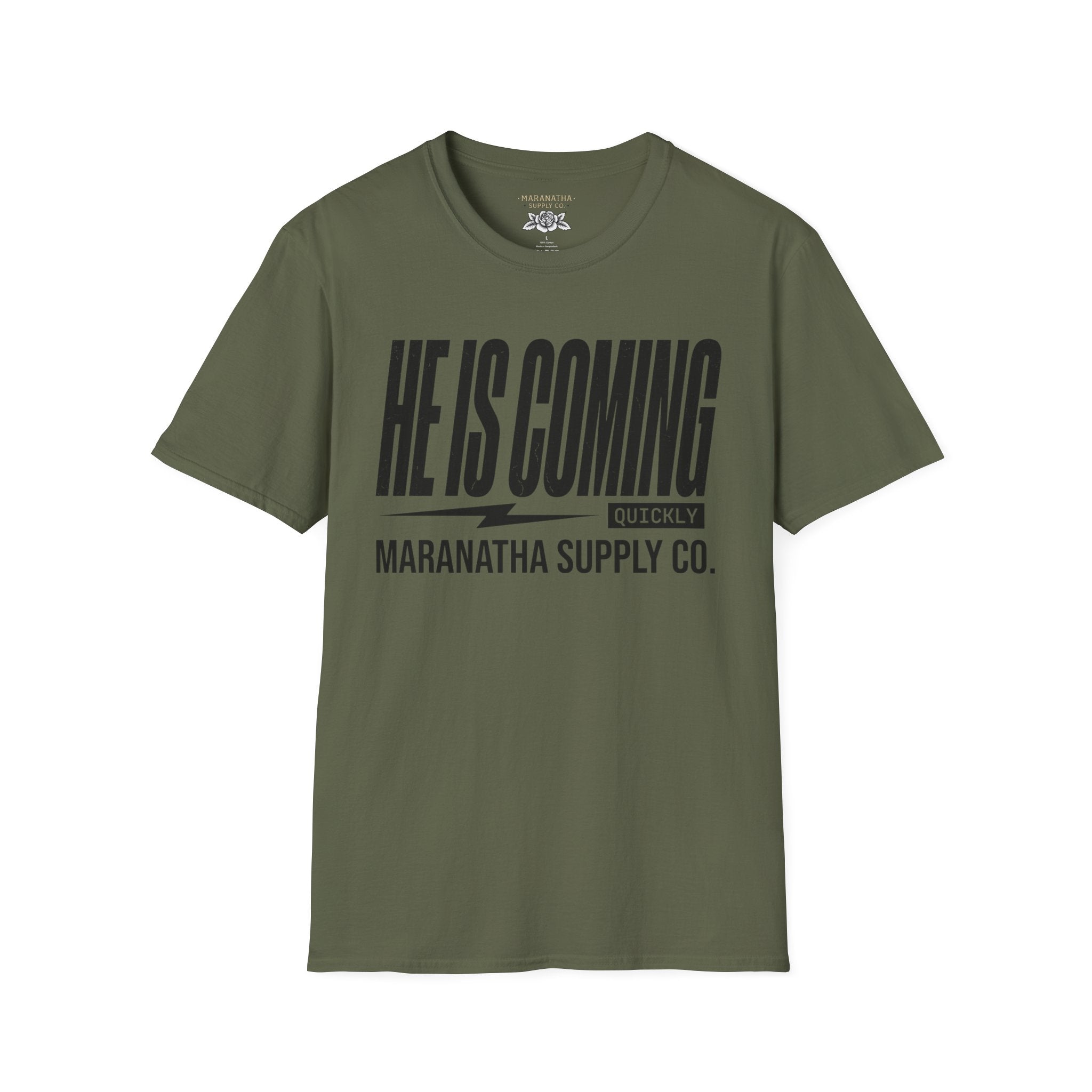 He is coming quickly