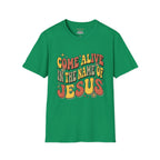 Come alive in the name of Jesus retro