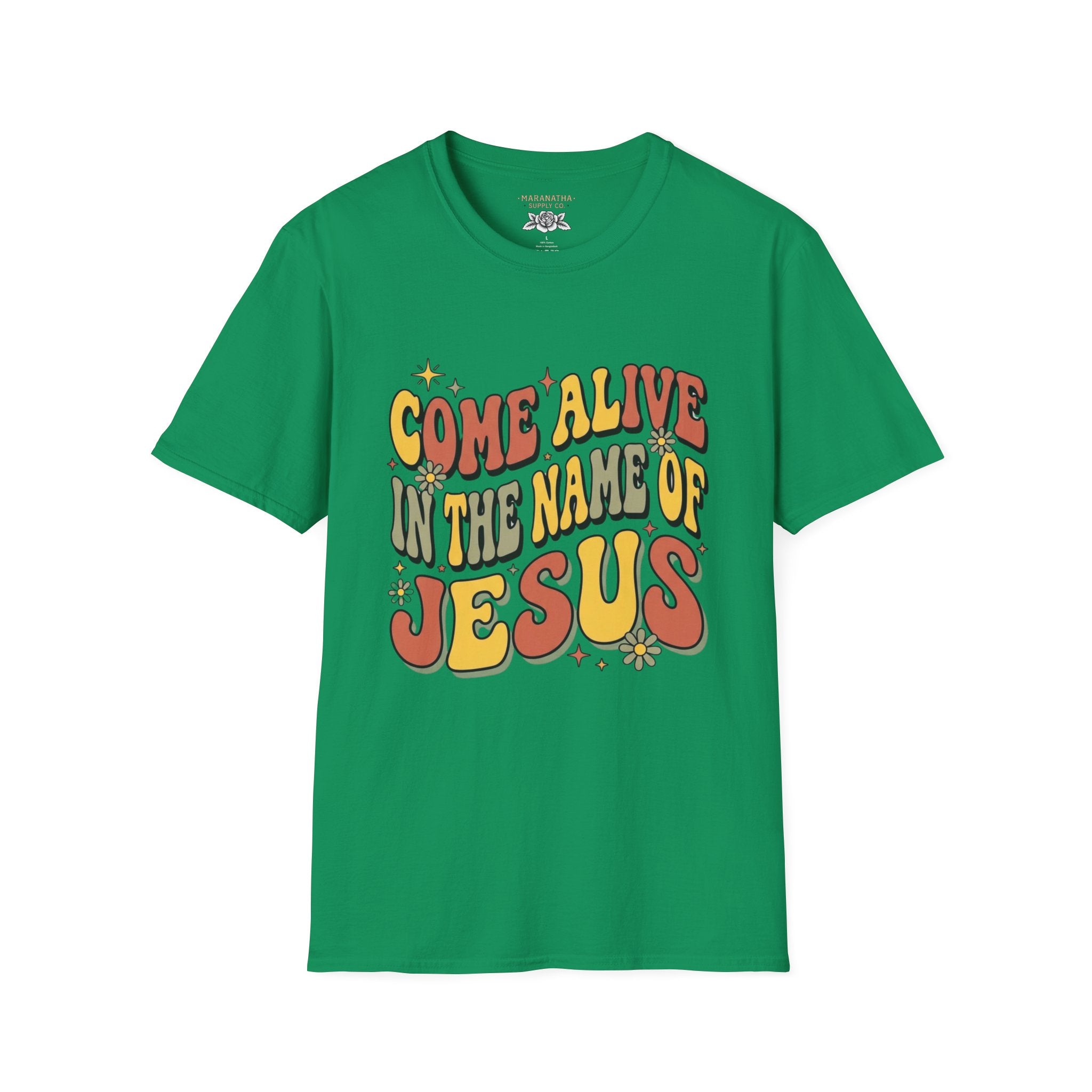Come alive in the name of Jesus retro