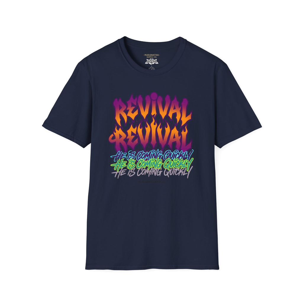 Revival He is coming quickly graffiti multicolor