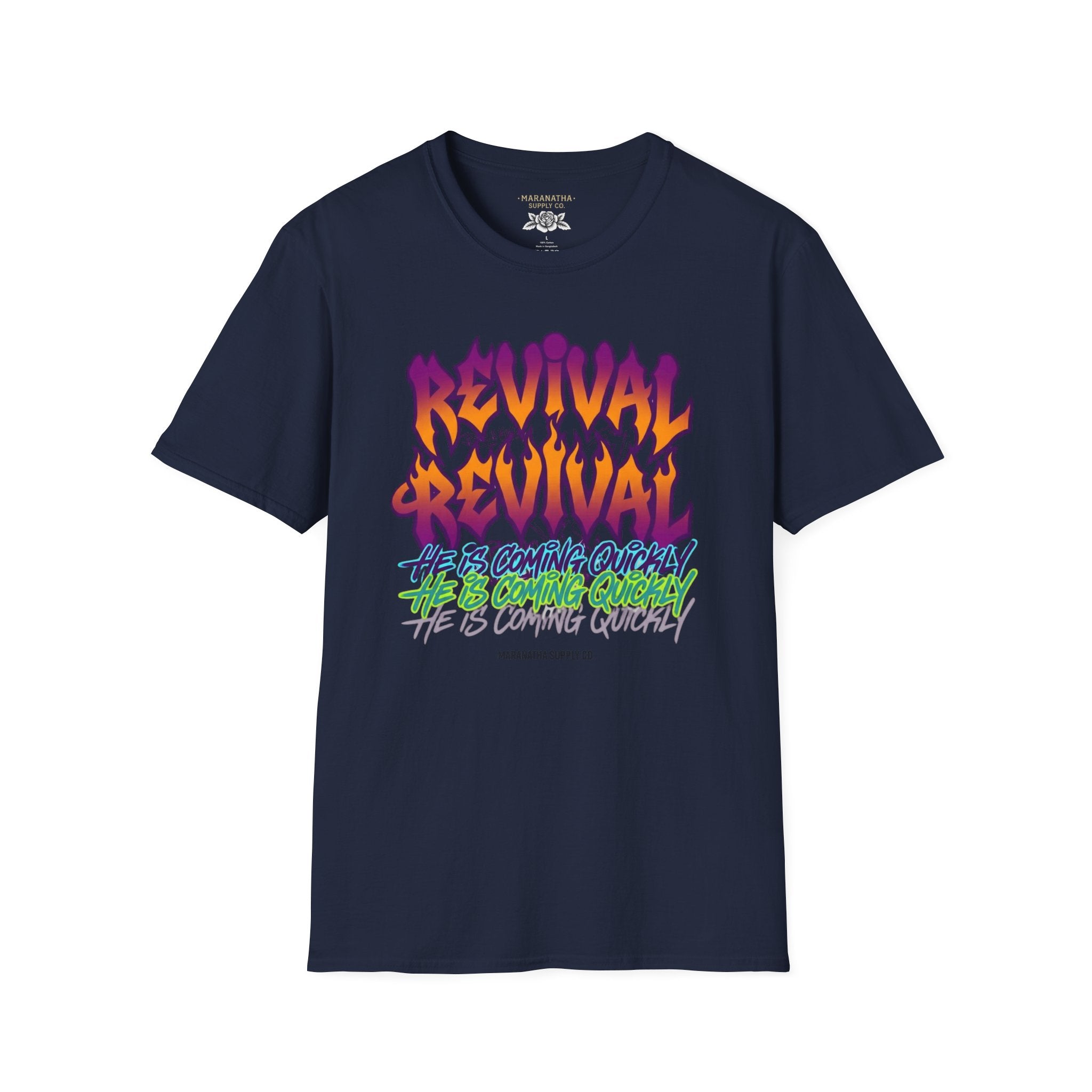 Revival He is coming quickly graffiti multicolor