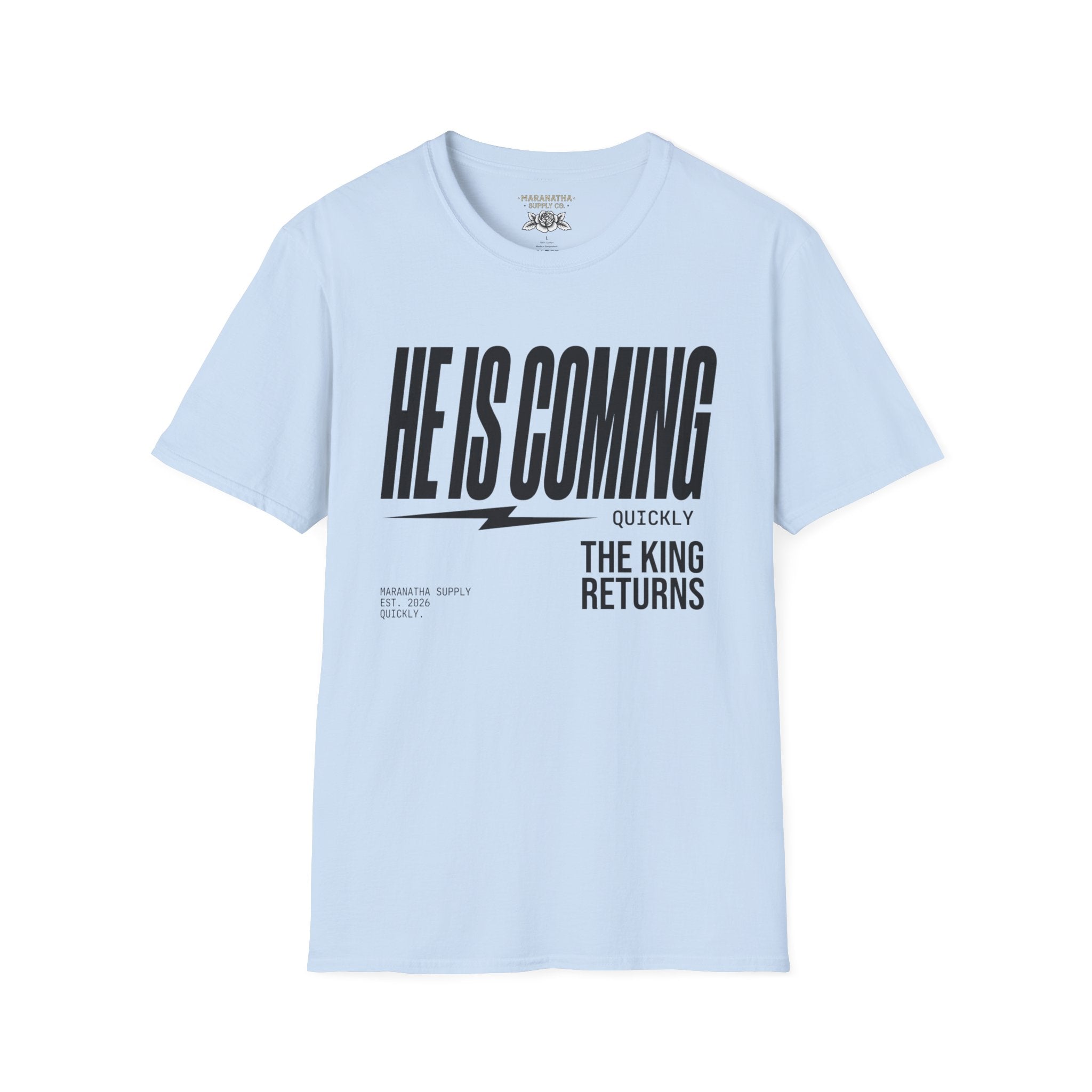 He is coming quickly The King returns