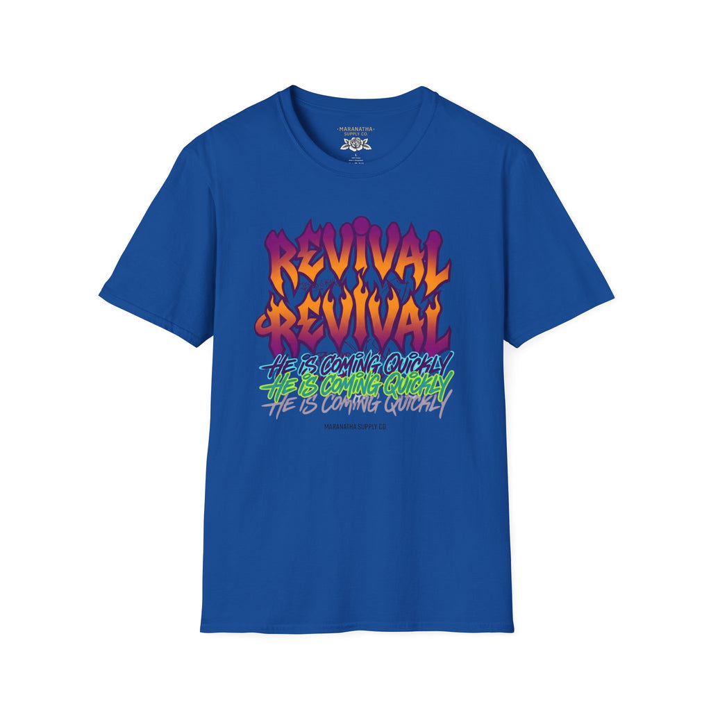 Revival He is coming quickly graffiti multicolor