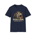 The King Is Coming Lion T-Shirt — Roaring Crown Graphic Tee
