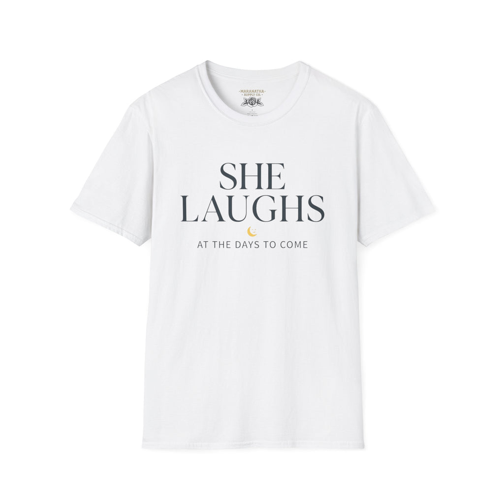 She laughs