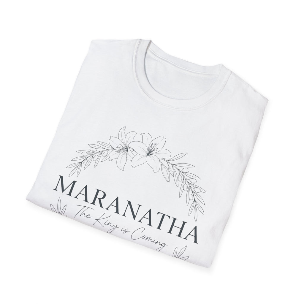 Maranatha the king is coming wreath