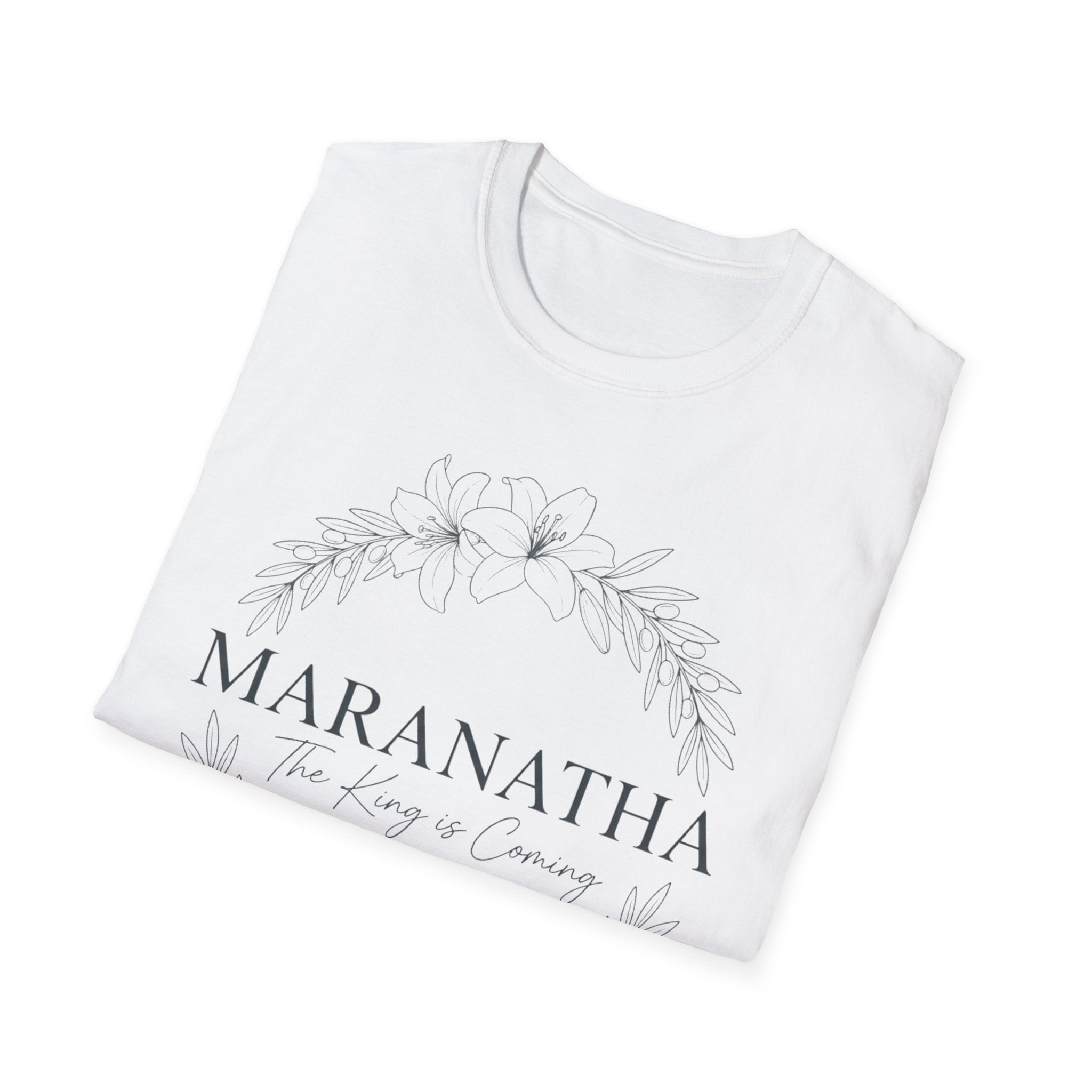 Maranatha the king is coming wreath