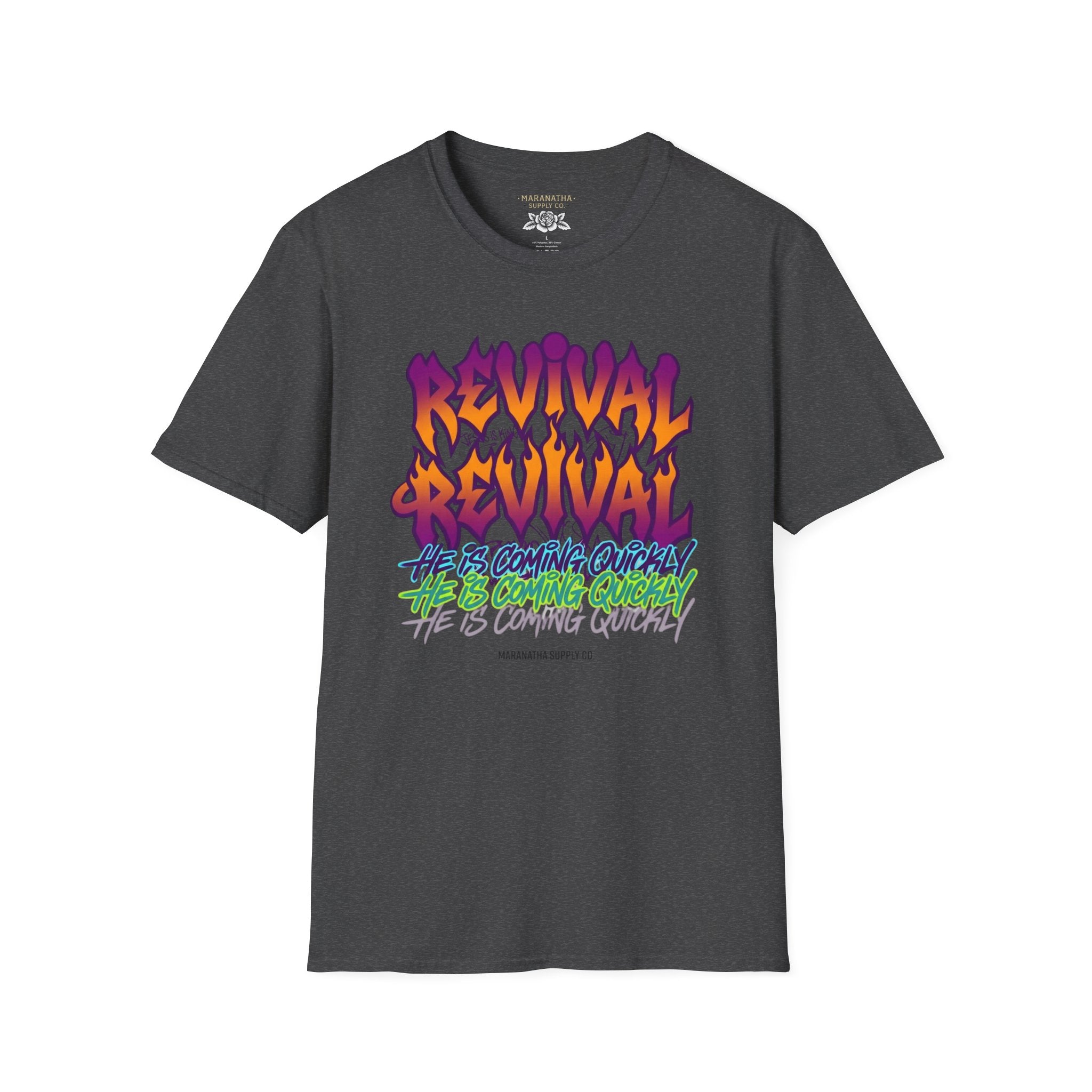 Revival He is coming quickly graffiti multicolor