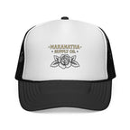 Maranatha Supply Co. Floral Trucker Hat — Vintage Rose Mesh Cap