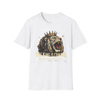 The King Is Coming Lion T-Shirt — Roaring Crown Graphic Tee