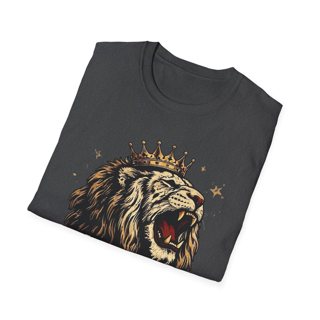 The King Is Coming Lion T-Shirt — Roaring Crown Graphic Tee