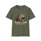 The King Is Coming Lion T-Shirt — Roaring Crown Graphic Tee