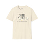 She laughs