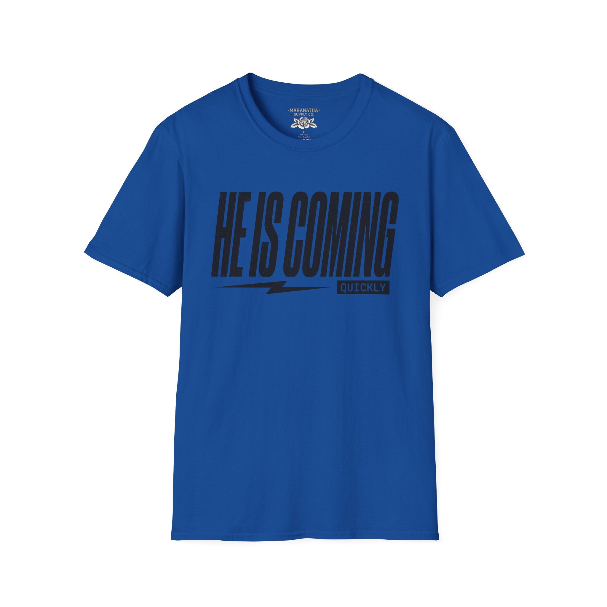 He is coming quickly