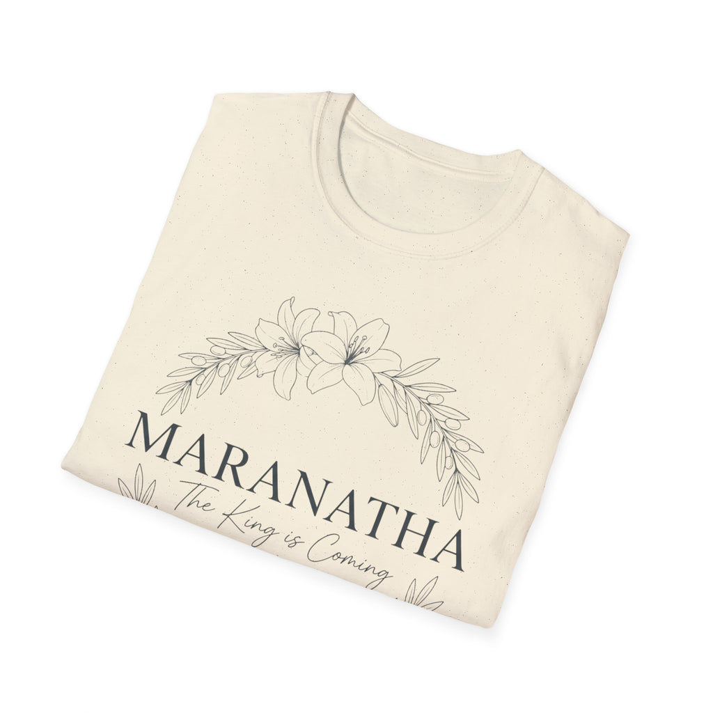 Maranatha the king is coming wreath