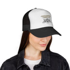 Maranatha Supply Co. Floral Trucker Hat — Vintage Rose Mesh Cap
