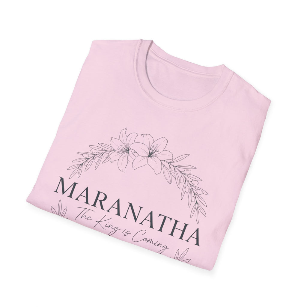 Maranatha the king is coming wreath