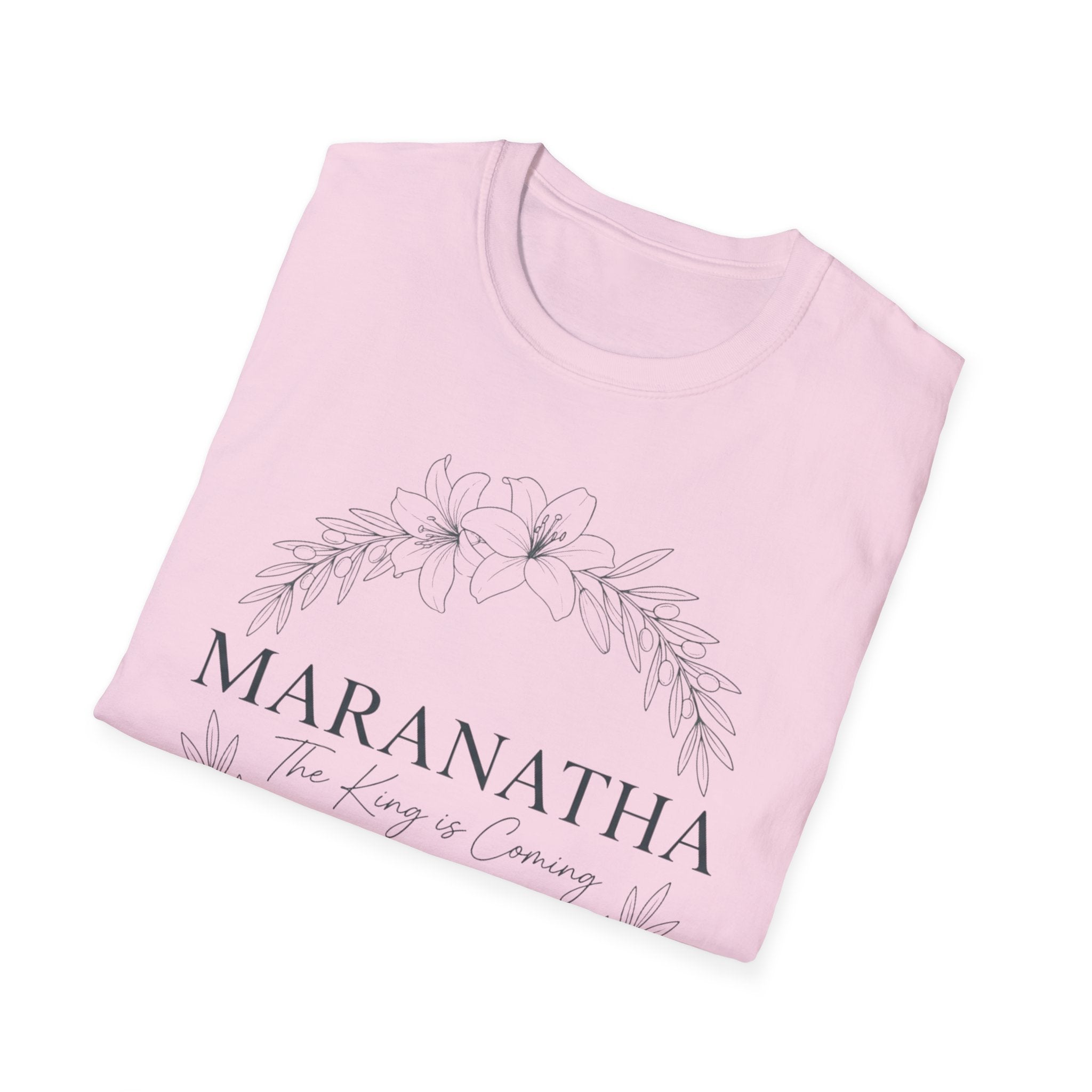 Maranatha the king is coming wreath