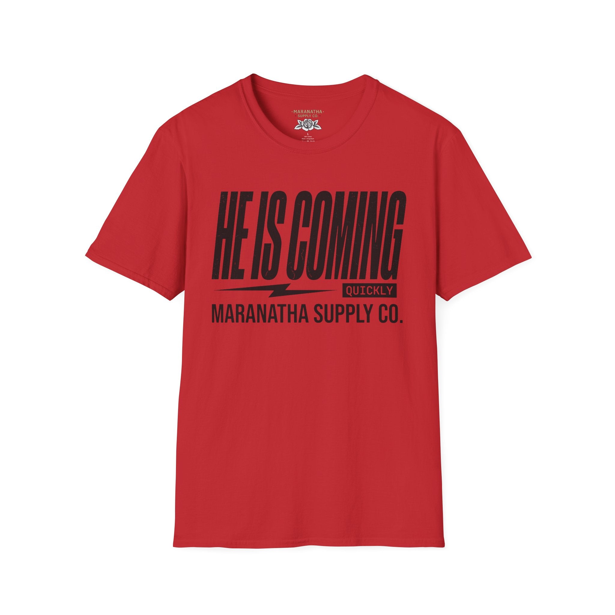 He is coming quickly