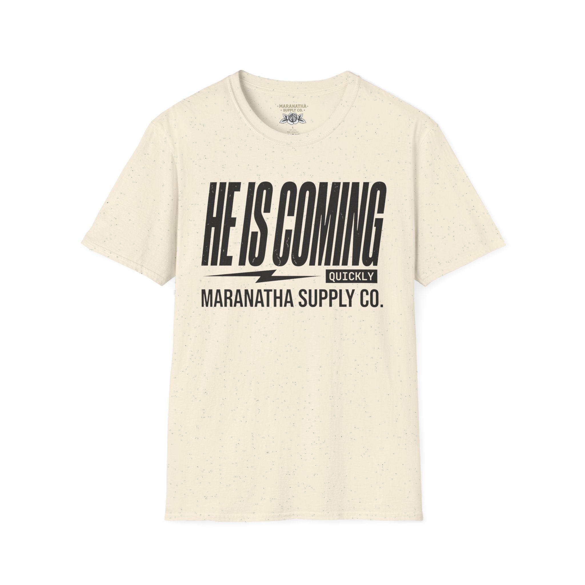 He is coming quickly