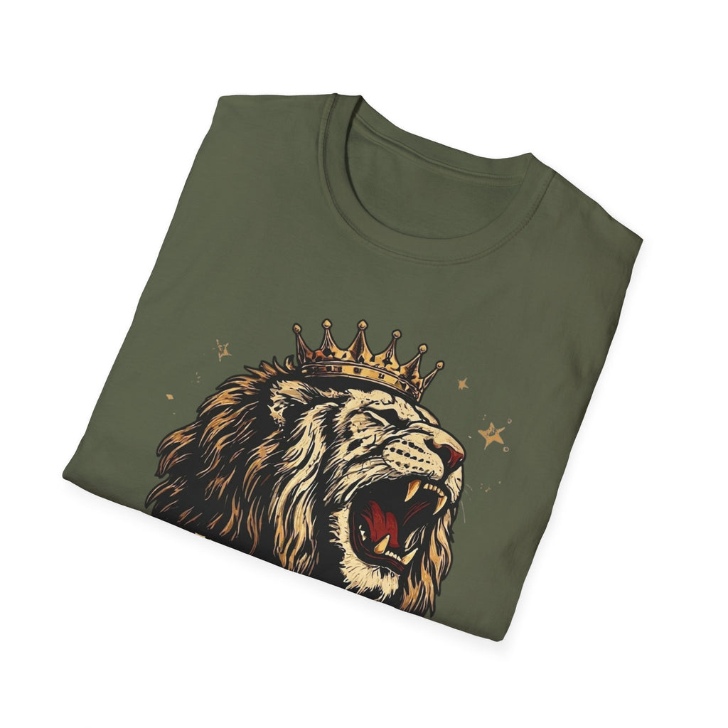 The King Is Coming Lion T-Shirt — Roaring Crown Graphic Tee