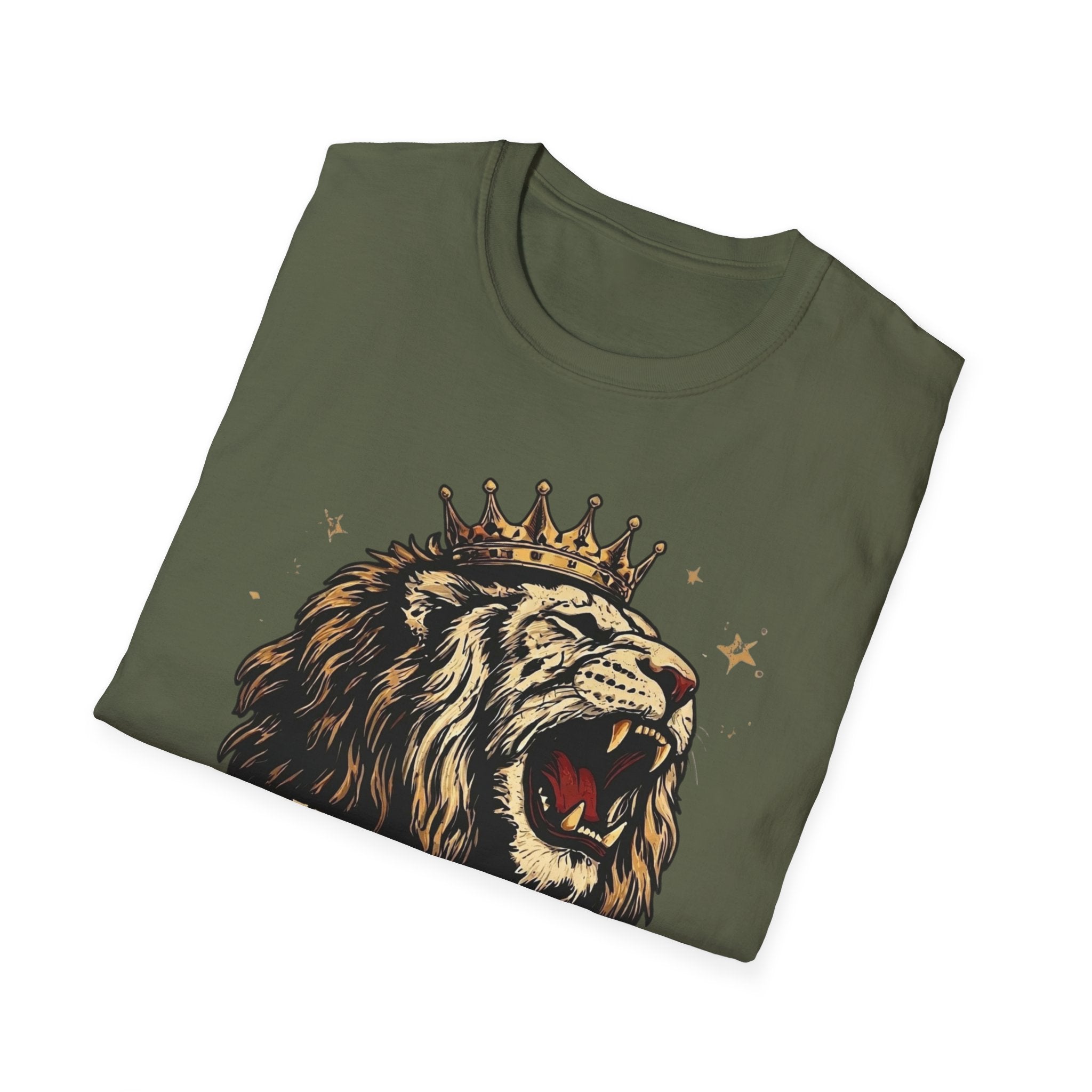 The King Is Coming Lion T-Shirt — Roaring Crown Graphic Tee