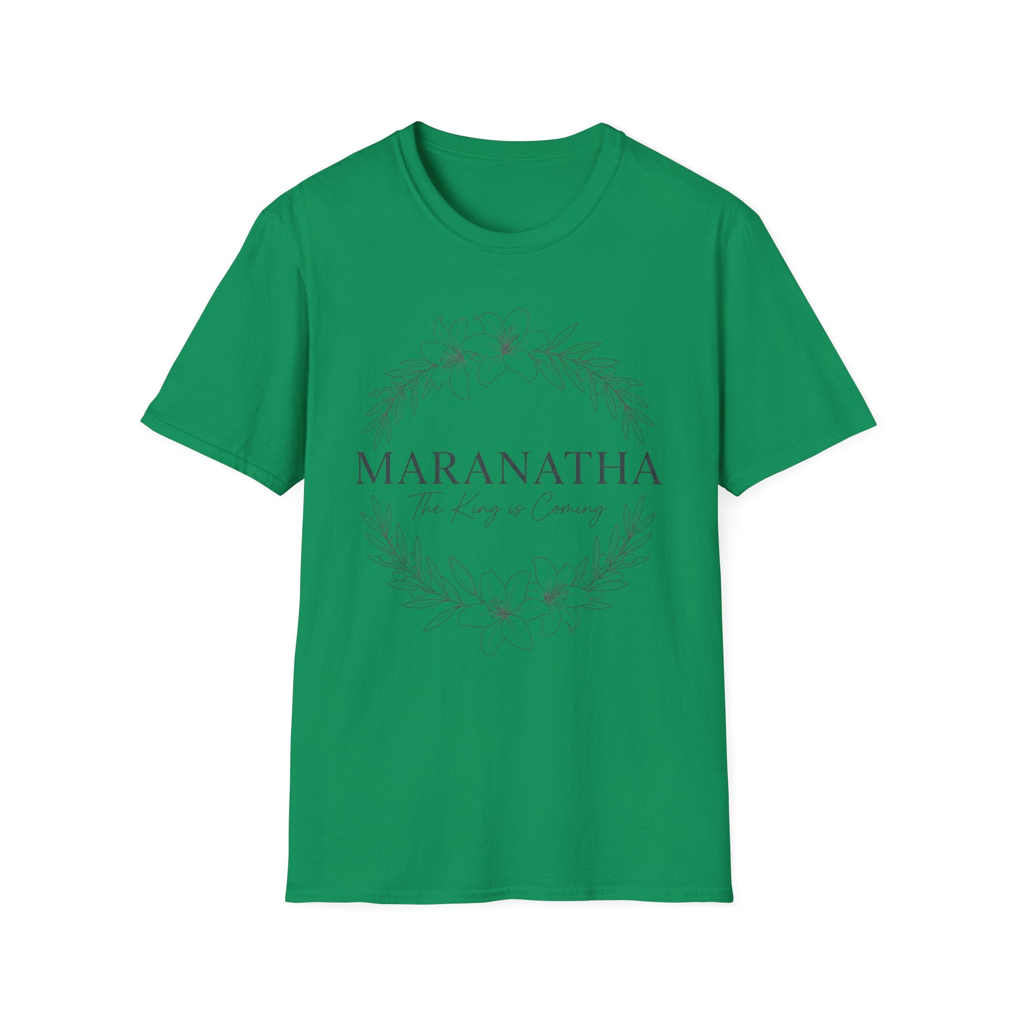 Maranatha the king is coming wreath