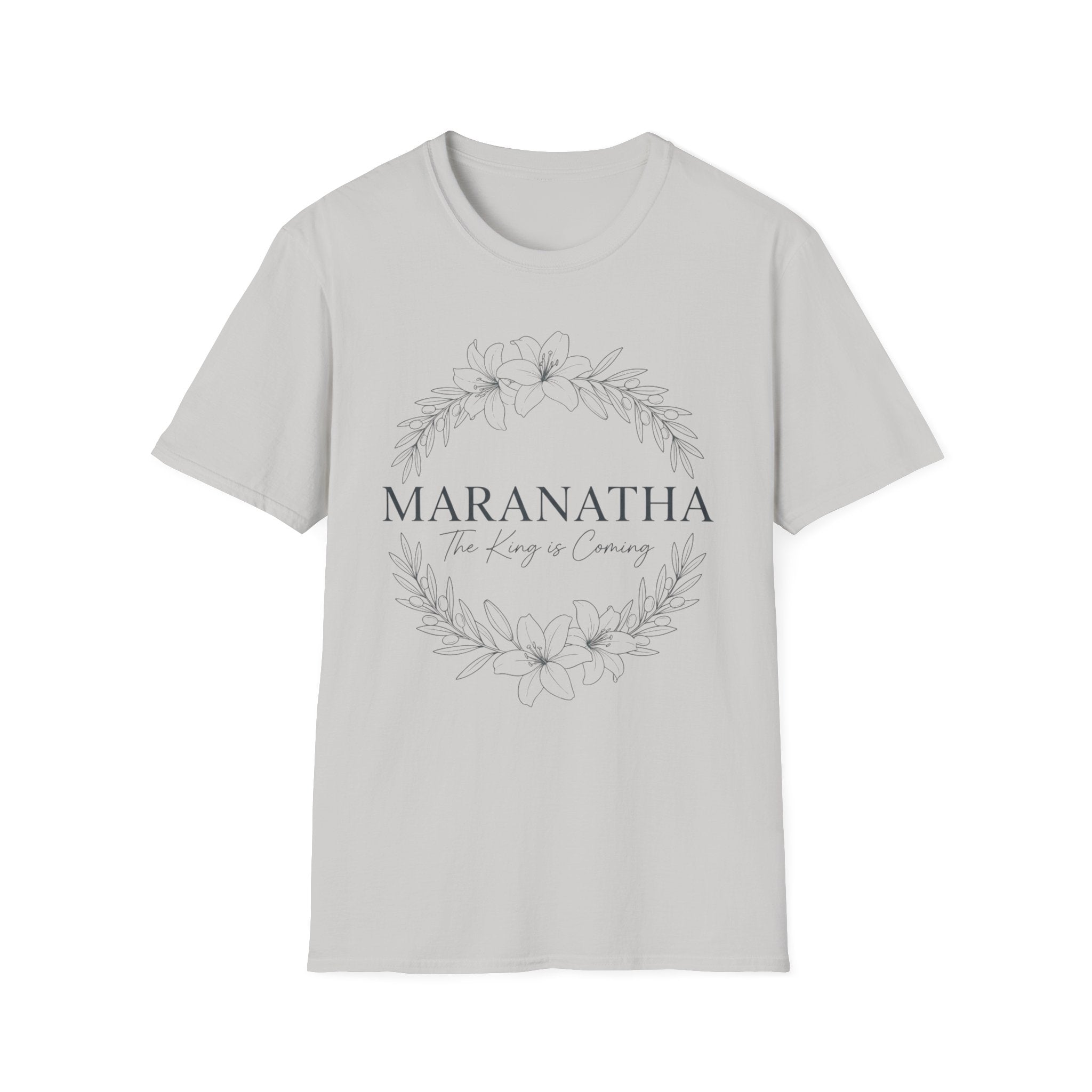 Maranatha the king is coming wreath