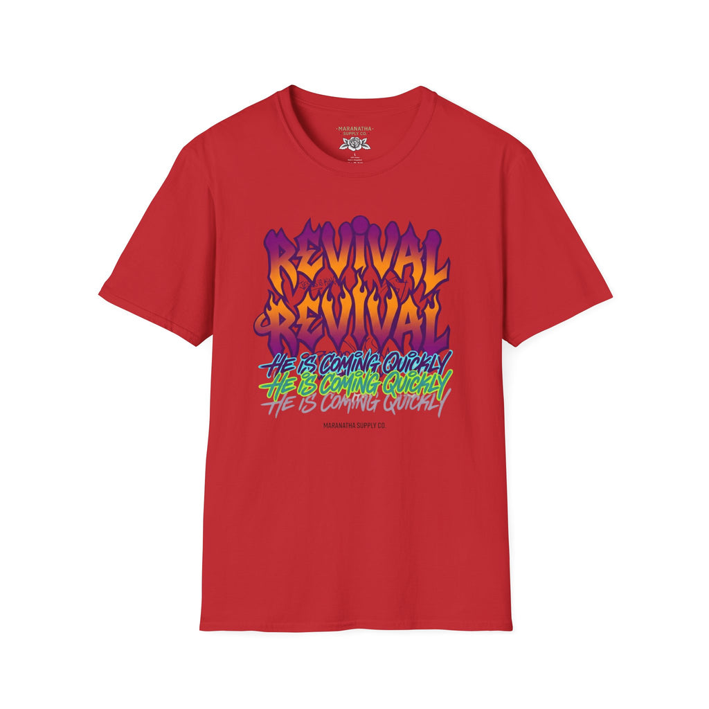 Revival He is coming quickly graffiti multicolor