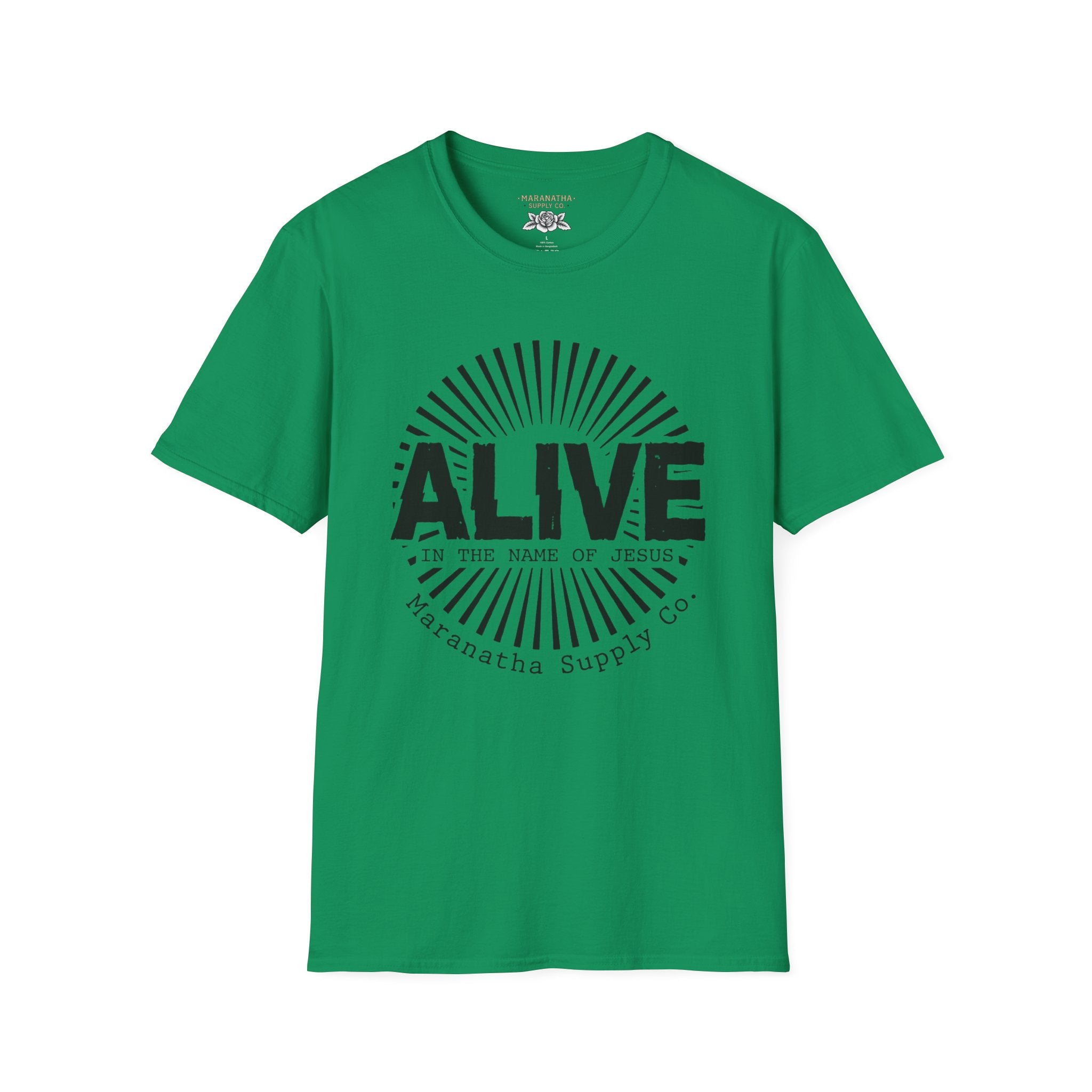 Alive in the name of Jesus Branded