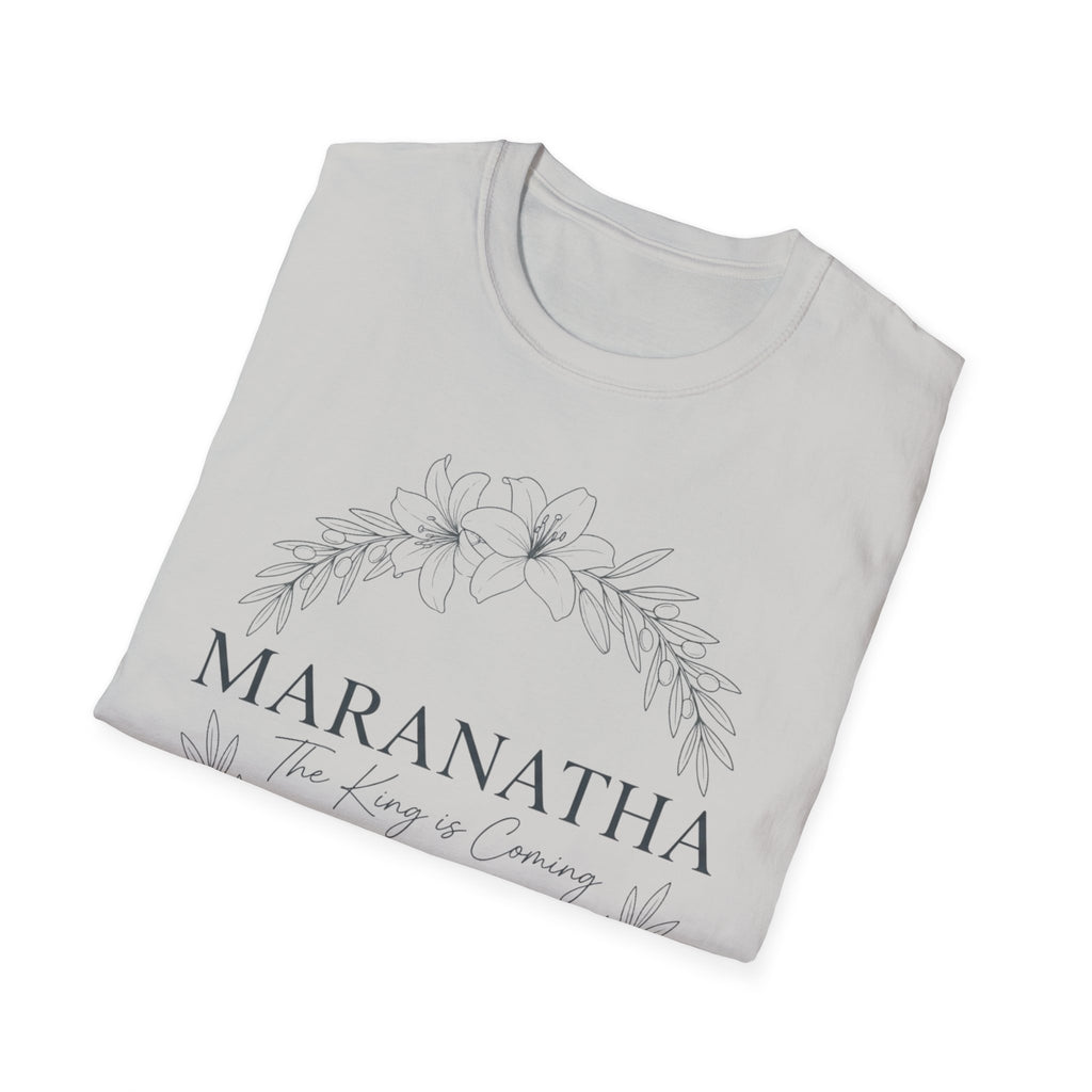 Maranatha the king is coming wreath