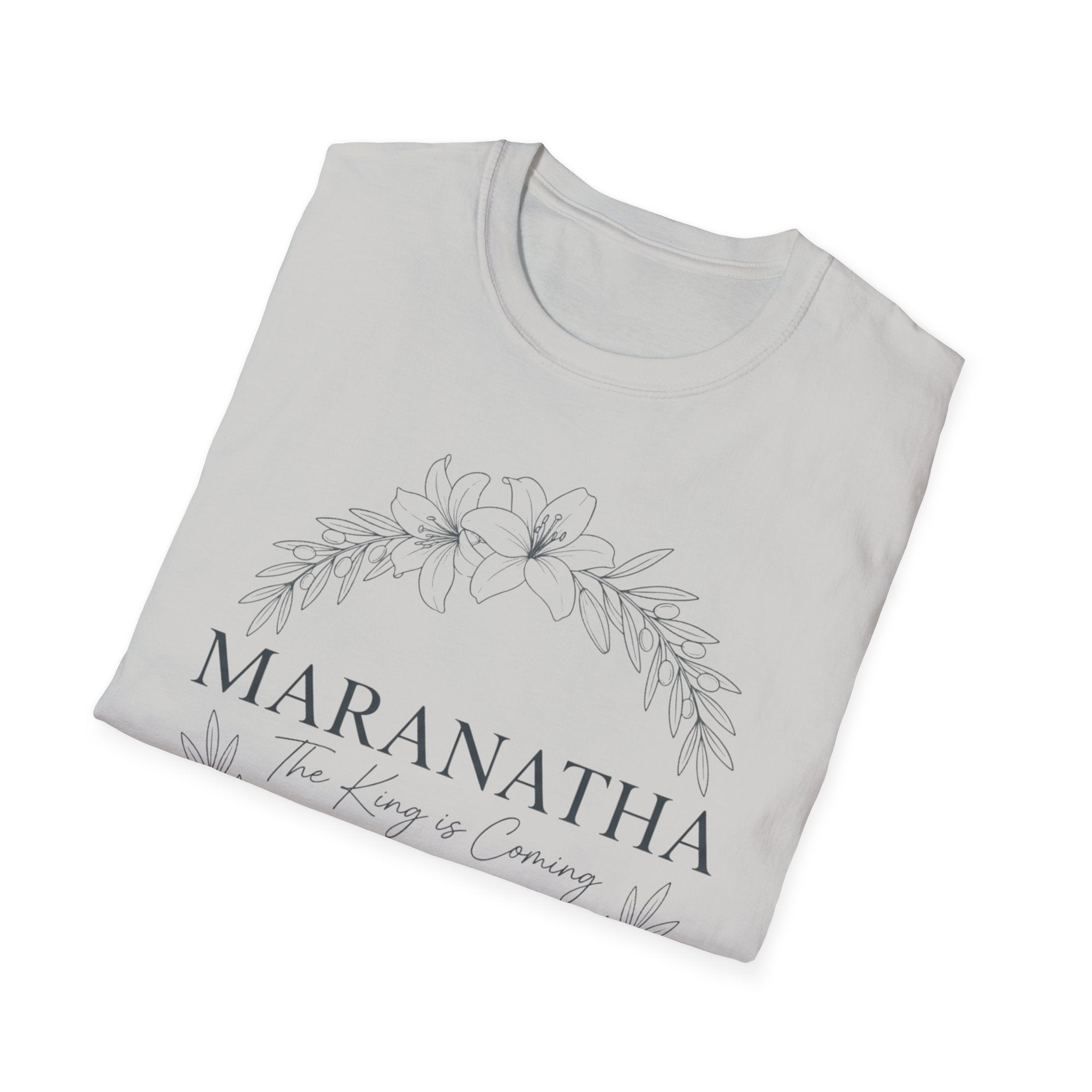 Maranatha the king is coming wreath