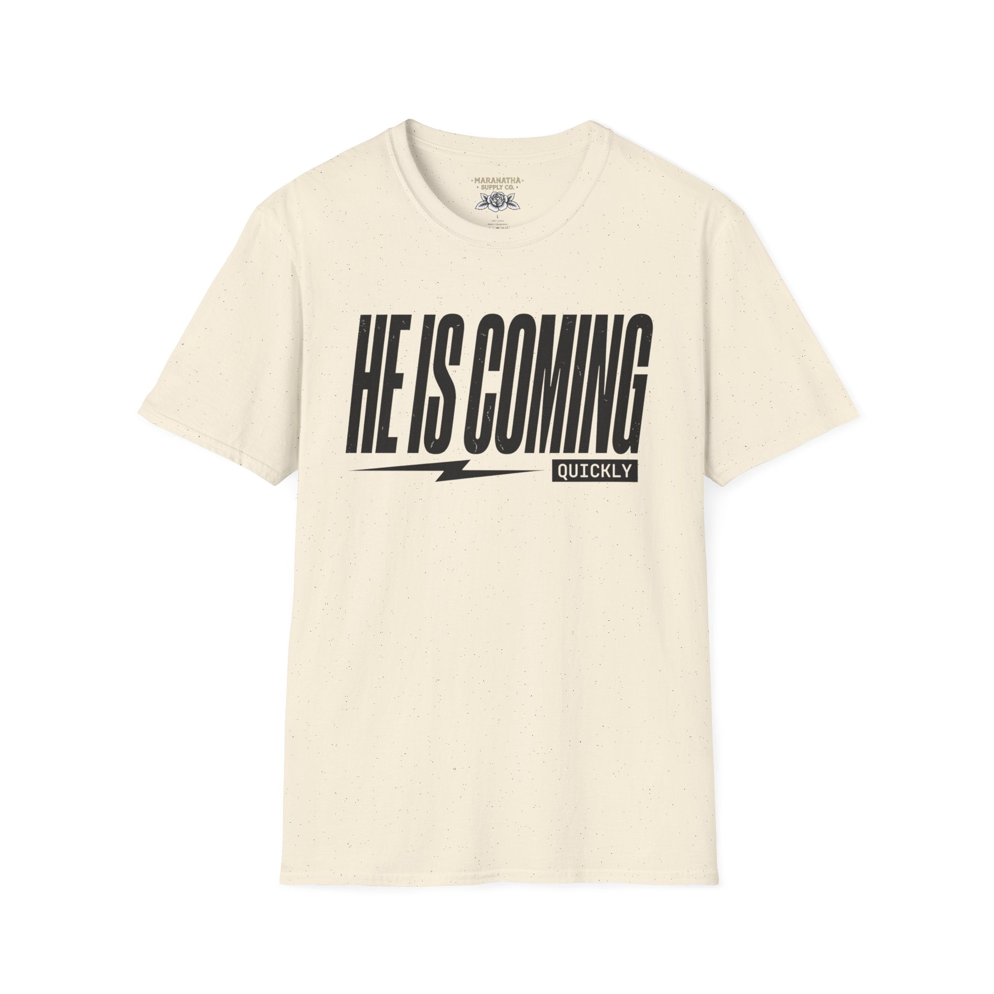He is coming quickly