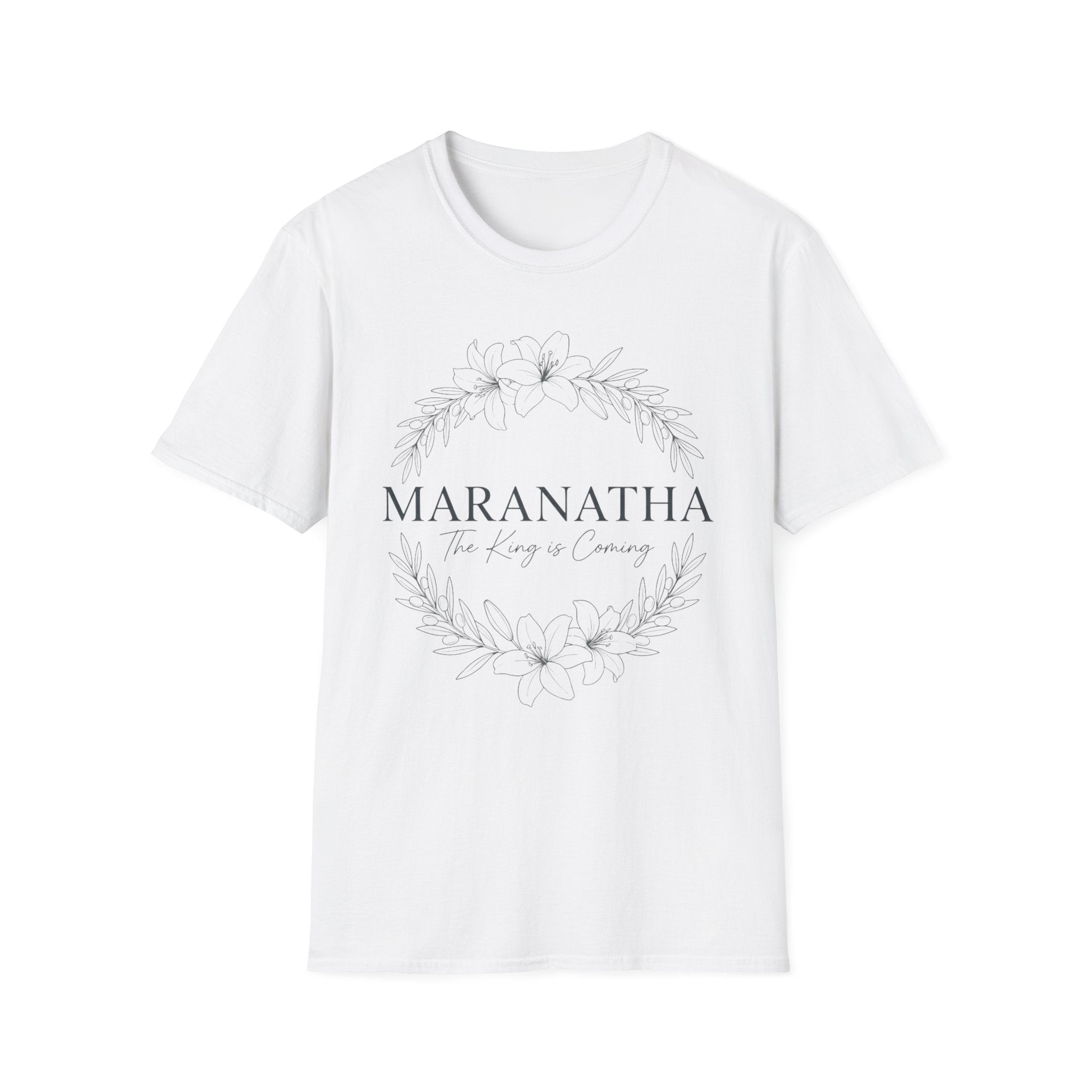 Maranatha the king is coming wreath