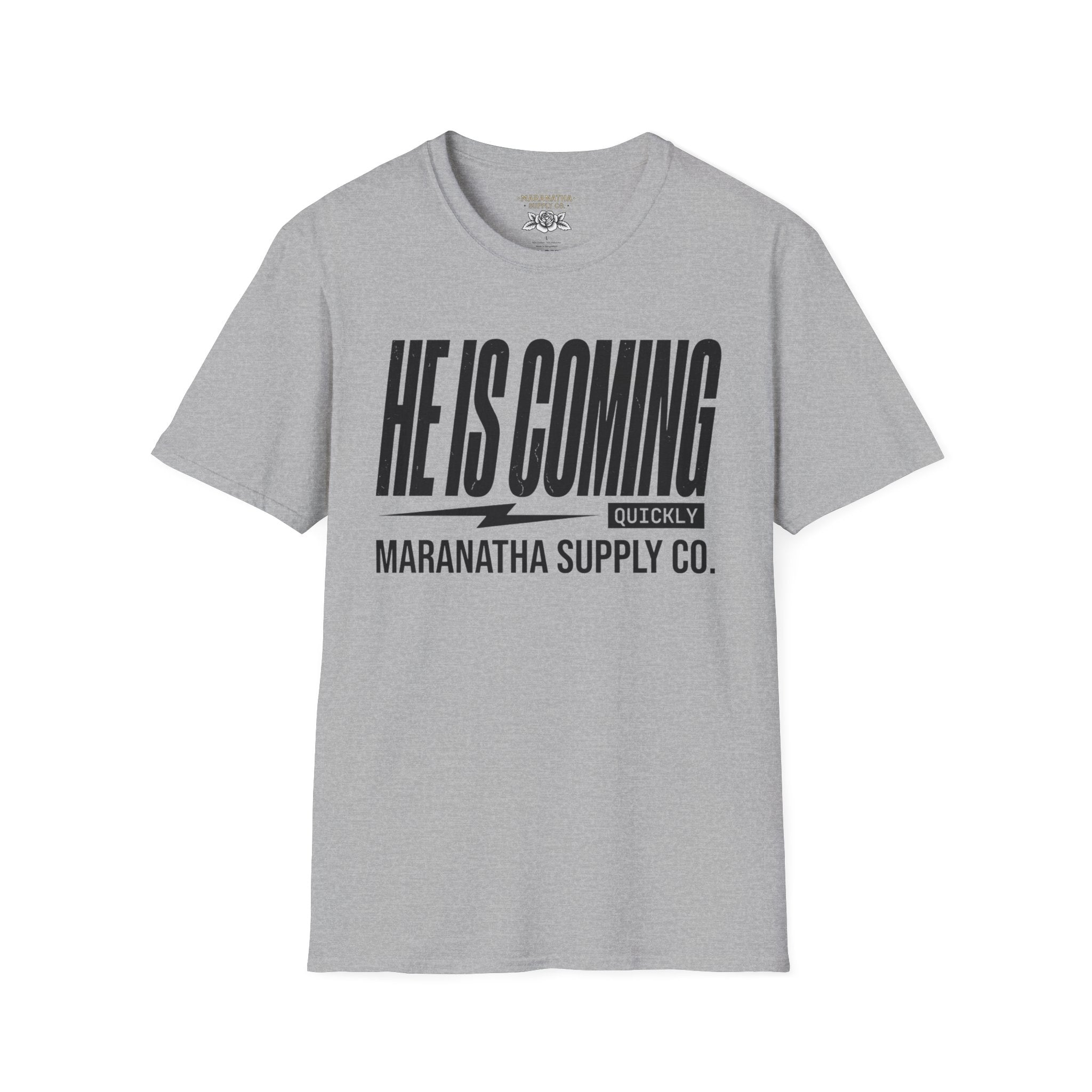 He is coming quickly